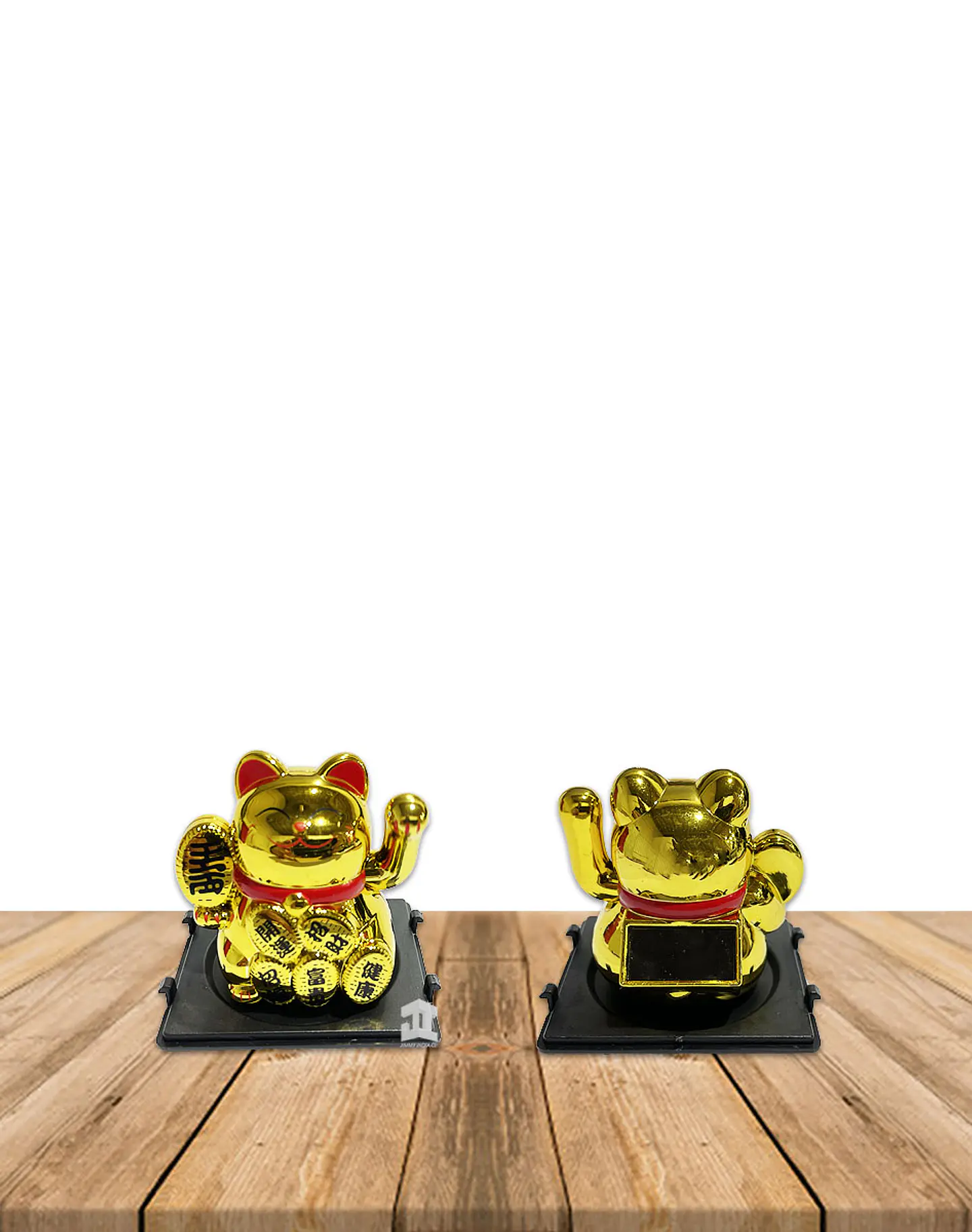 Figura Gato de La Fortuna Dorado, c/ Movimiento JI23-250 2