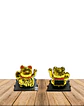 Figura Gato de La Fortuna Dorado, c/ Movimiento JI23-250 - Miniatura 2
