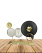 Figura Metal Circulos con Base JI23-451 - Miniatura 1