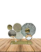 Figura Metal Circulos con Base JI23-452 - Miniatura 1
