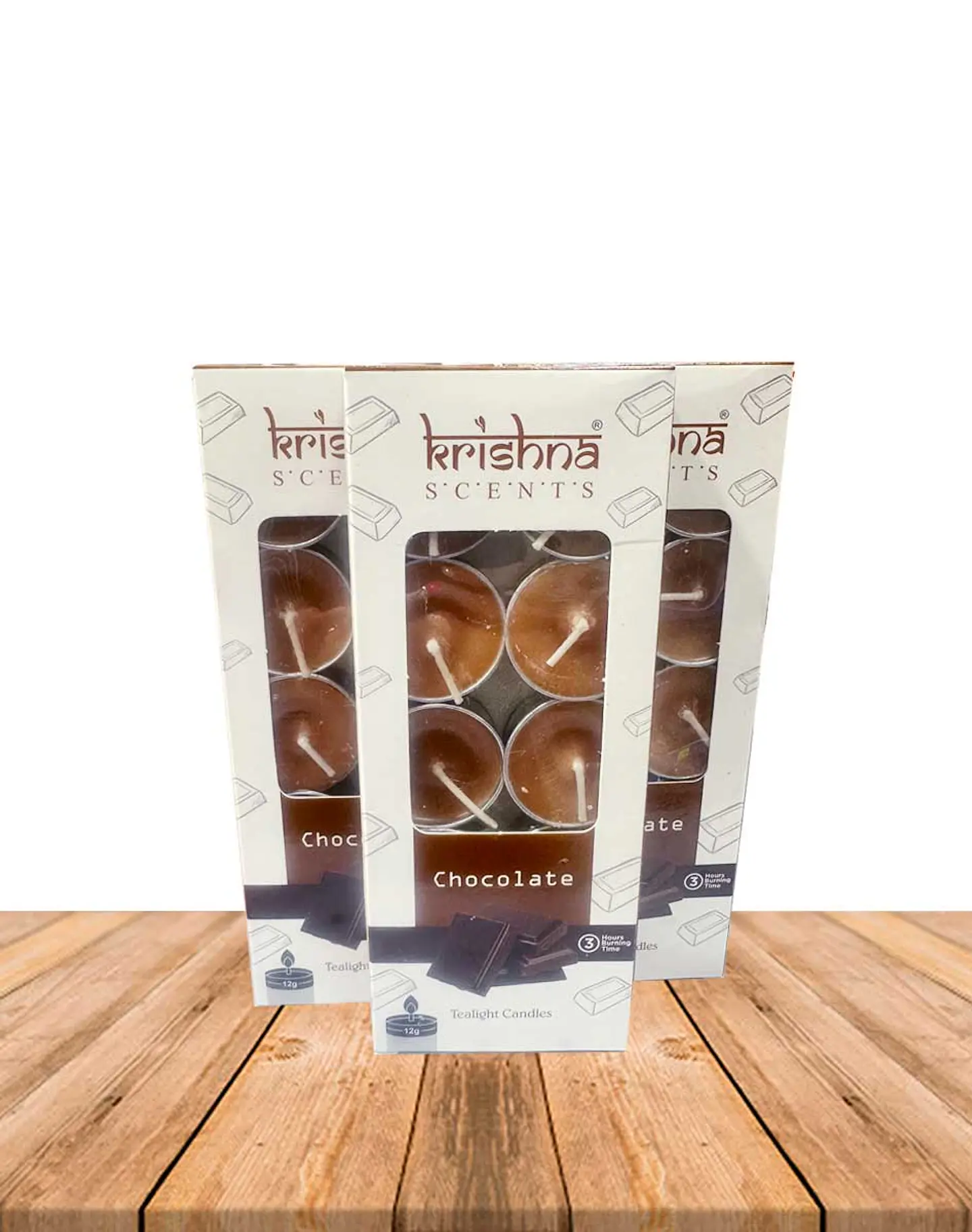 Vela Tealight Aromática Chocolate Krishna 2