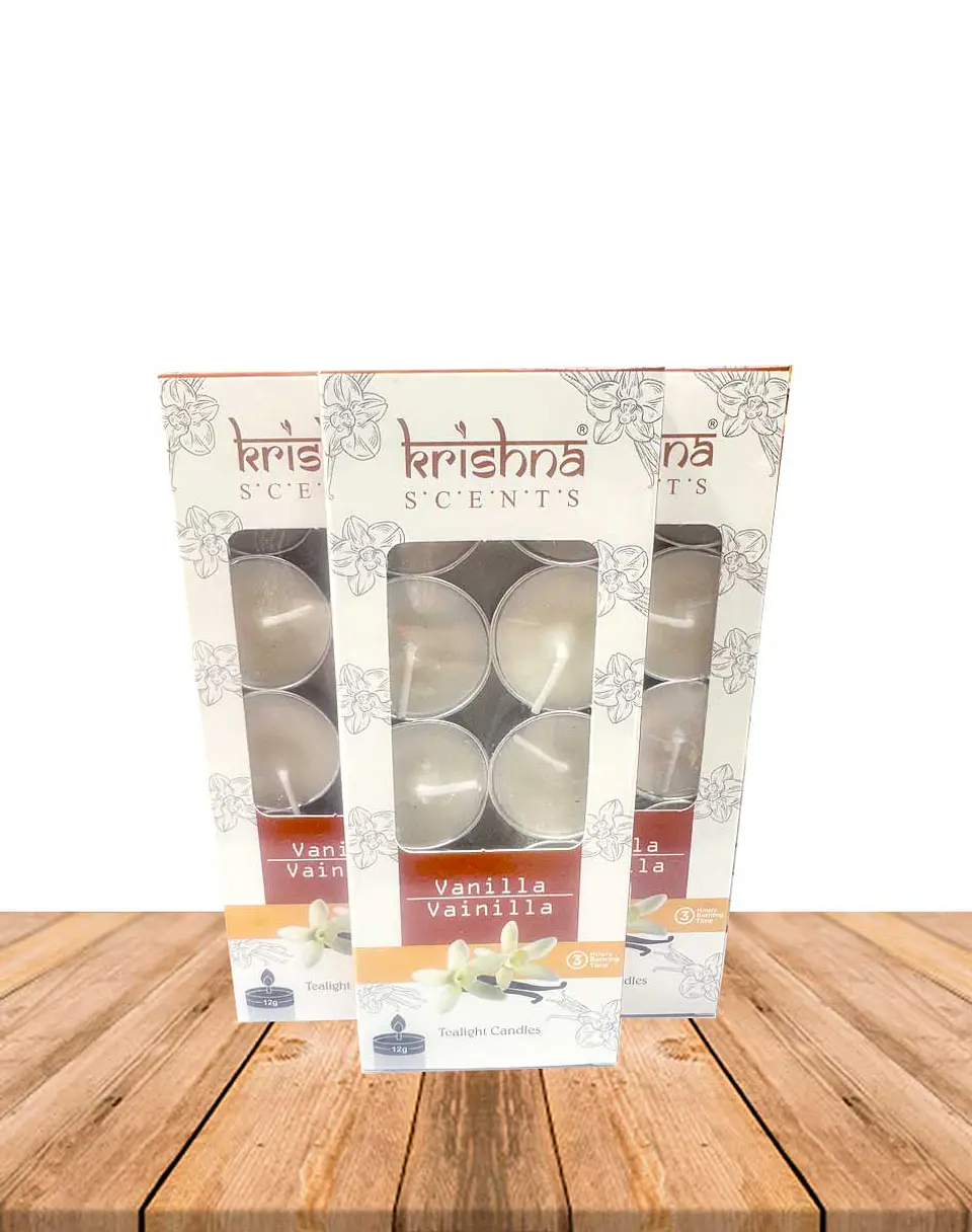Vela Tealight Aromática Vainilla 2