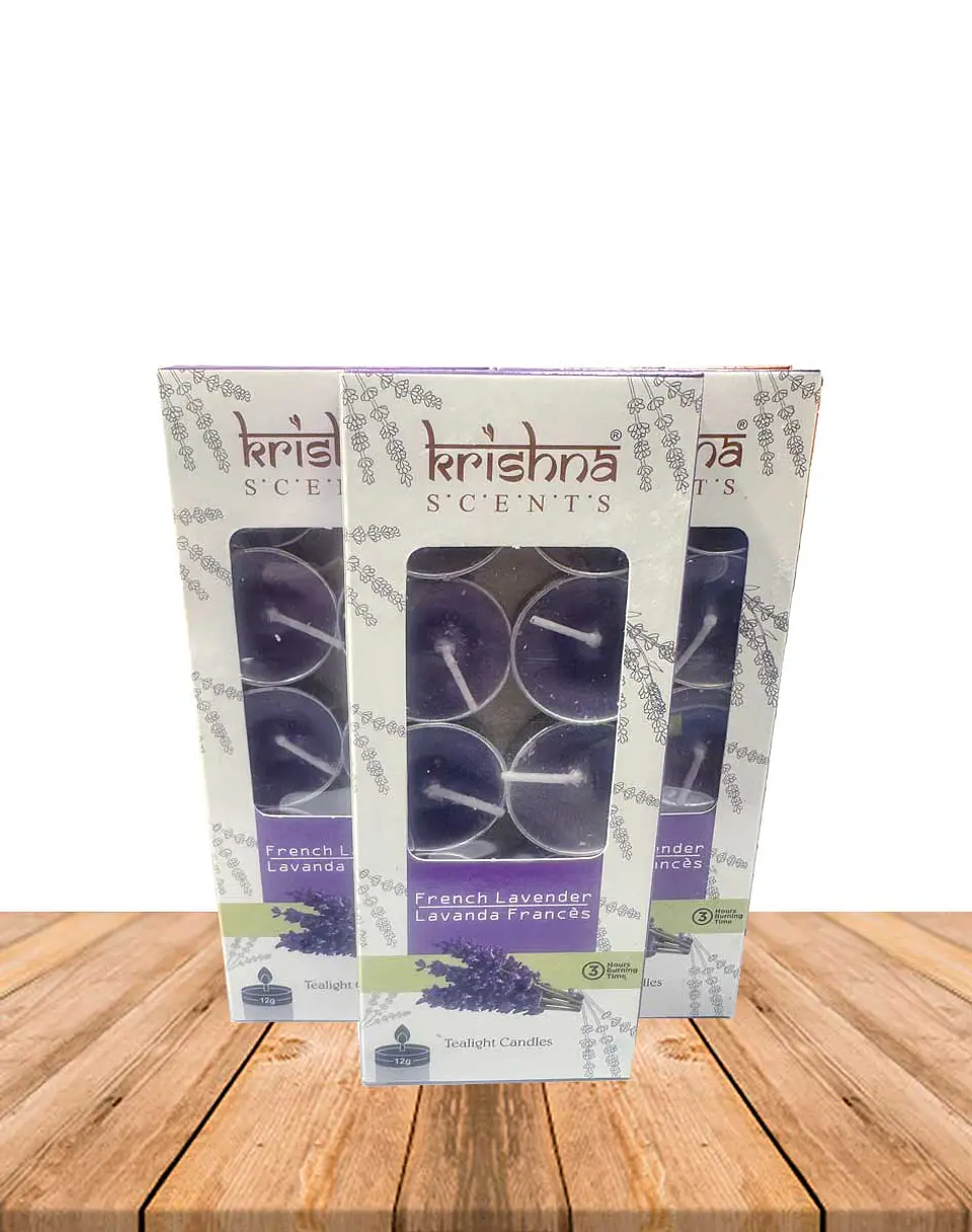 Vela Tealight Aromática Lavanda Frances Krishna 2