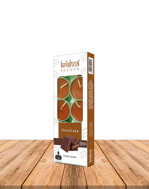 Vela Tealight Aromática Chocolate Krishna