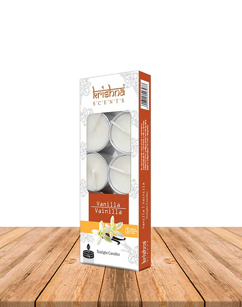 Vela Tealight Aromática Vainilla