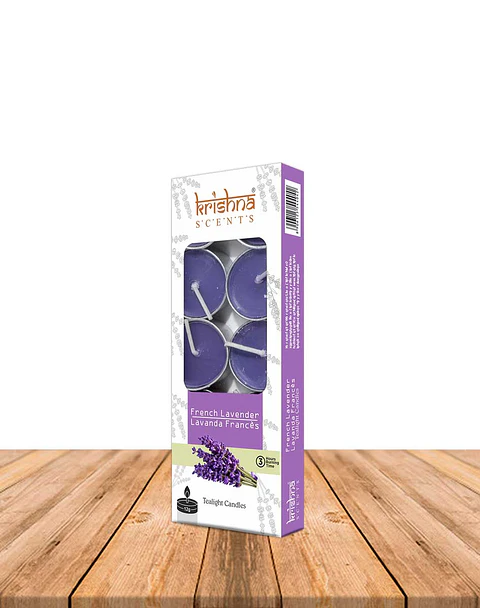 Vela Tealight Aromática Lavanda Frances Krishna