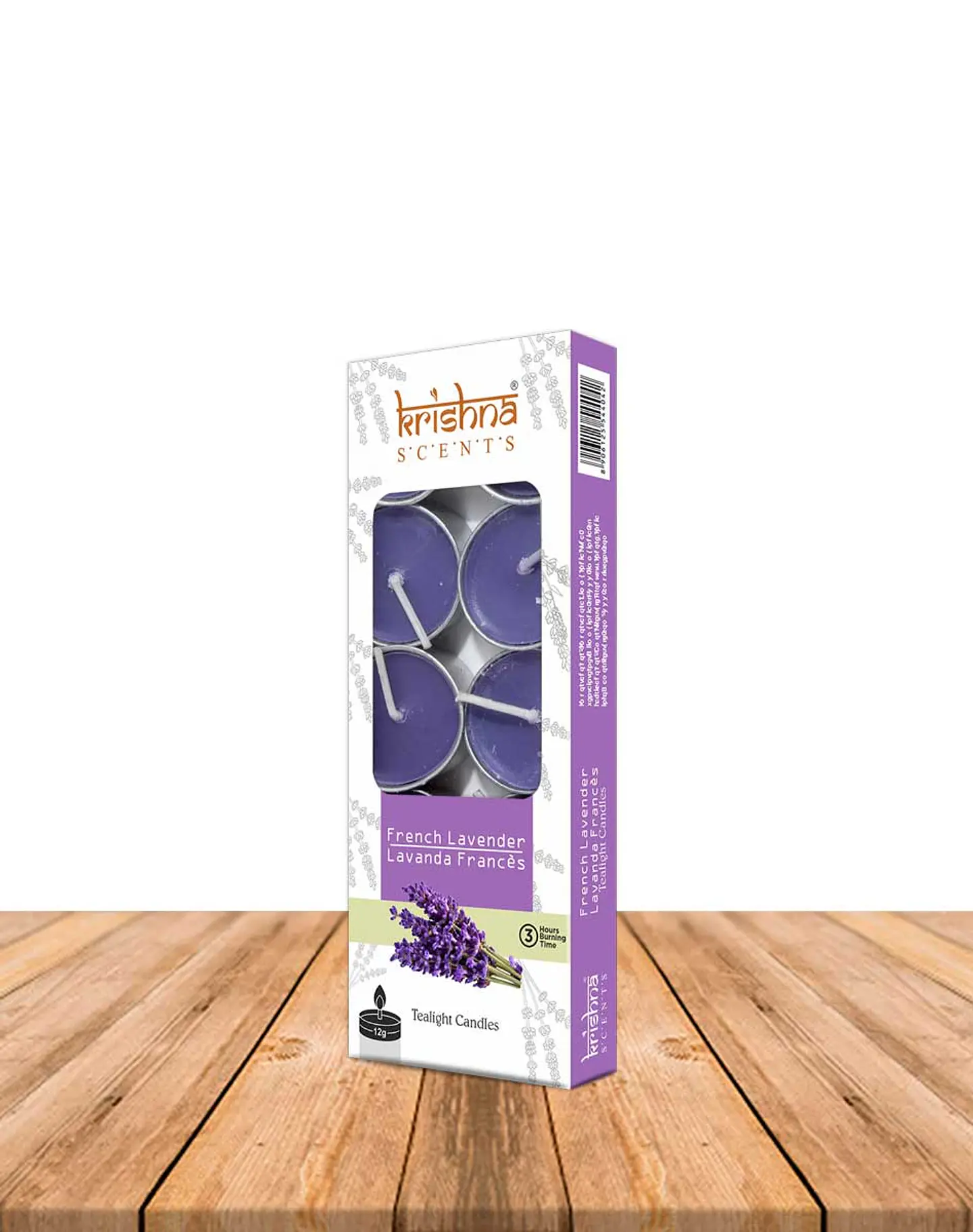 Vela Tealight Aromática Lavanda Frances Krishna 1
