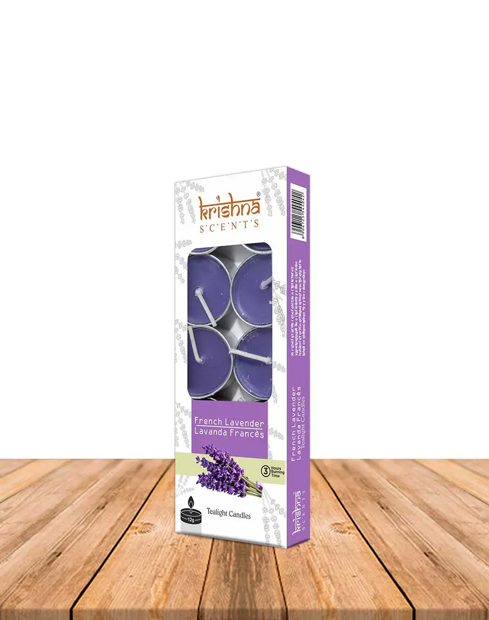 Vela Tealight Aromática Lavanda Frances Krishna 1