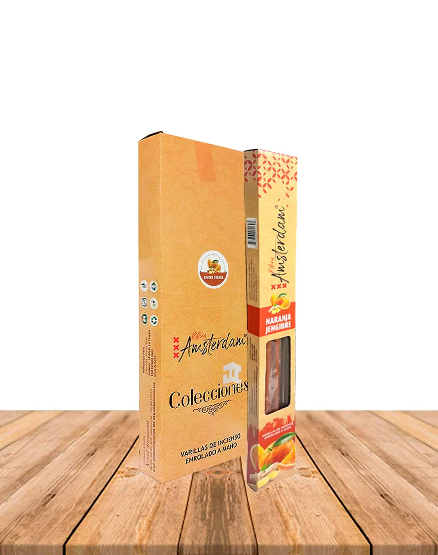 Incienso Jardin Rolling Amsterdam 41 cm Ginger Orange 2