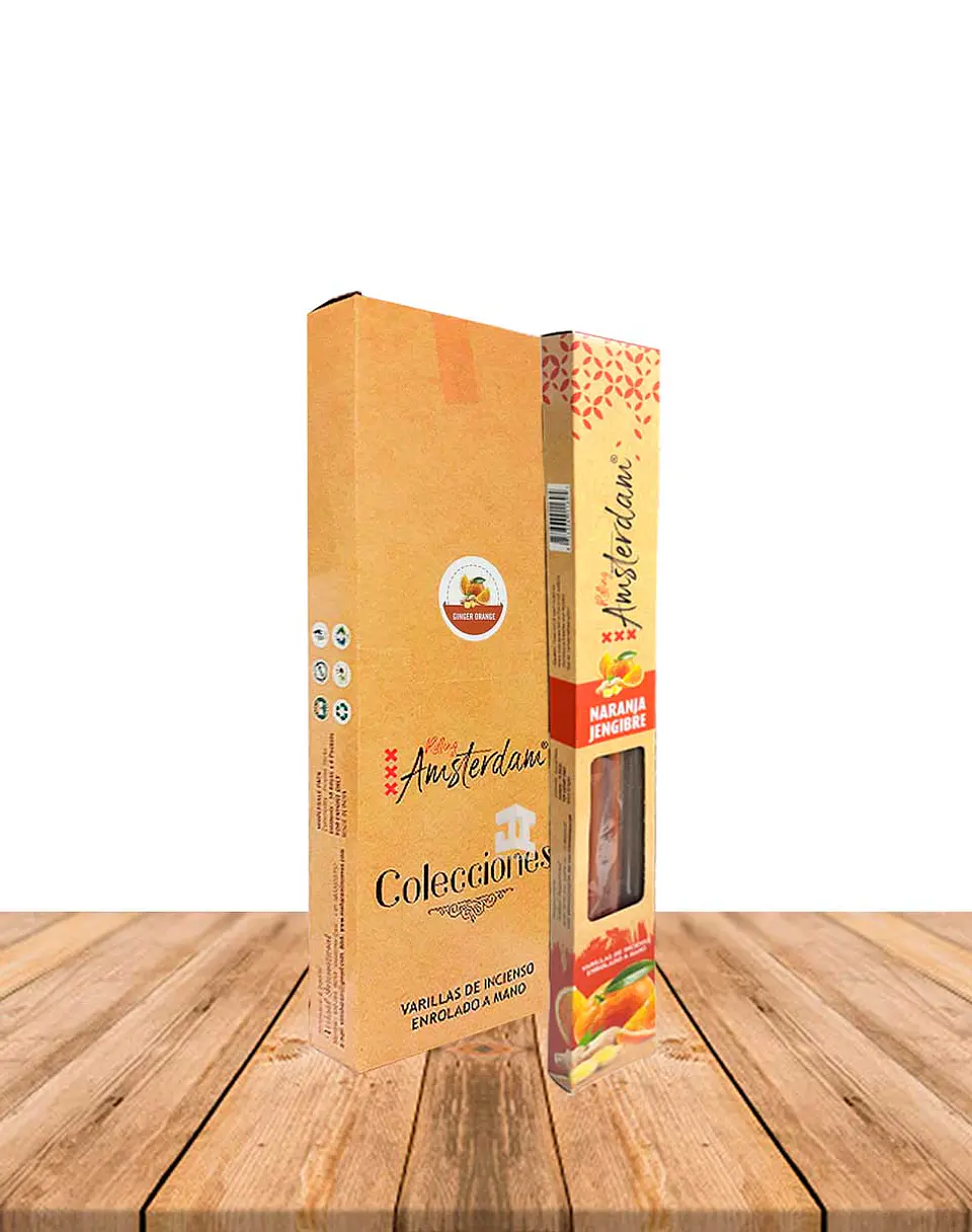 Incienso Jardin Rolling Amsterdam 41 cm Ginger Orange 2
