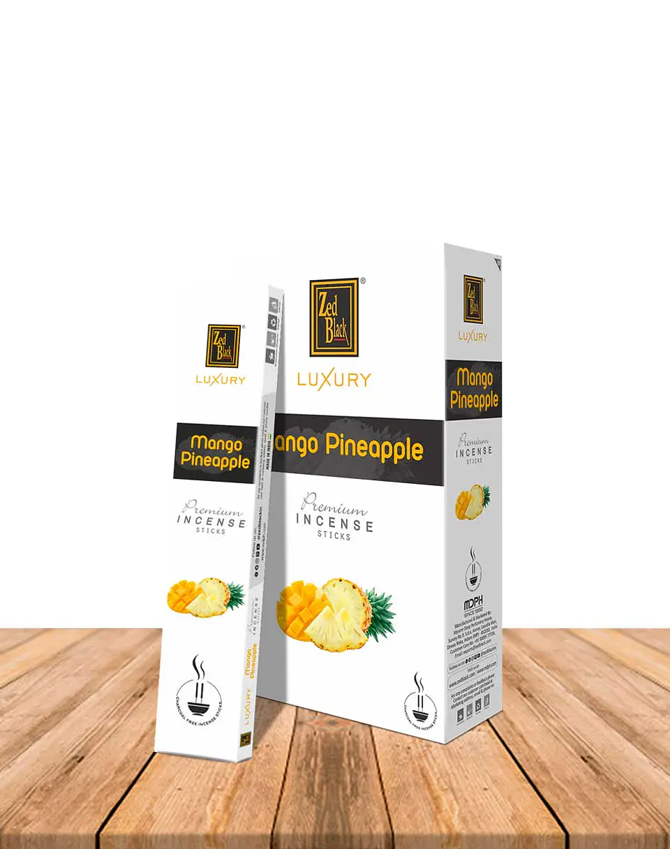 Incienso Zed Black Luxury Mango Con Piña 2