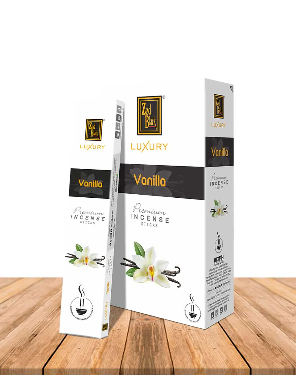Incienso Zed Black Luxury Vainilla 2