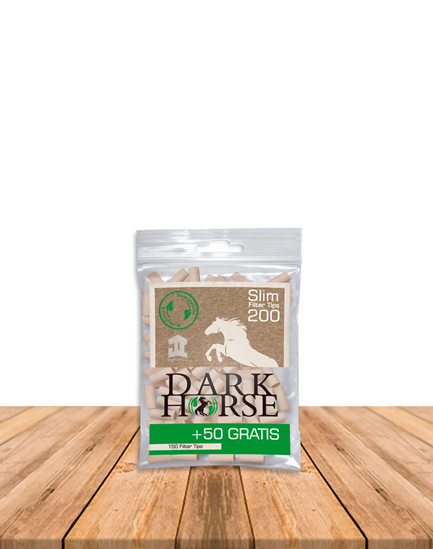 Filtro Dark Horse 150 Unidades Slim Bio + 50 Filtros Gratis 1