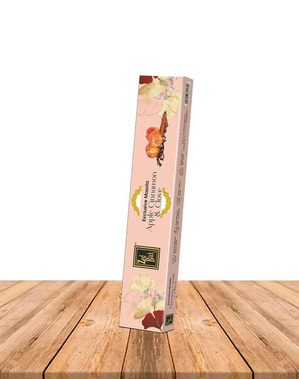 Incienso Zed Black Masala Manzana Canela & Clavo 2