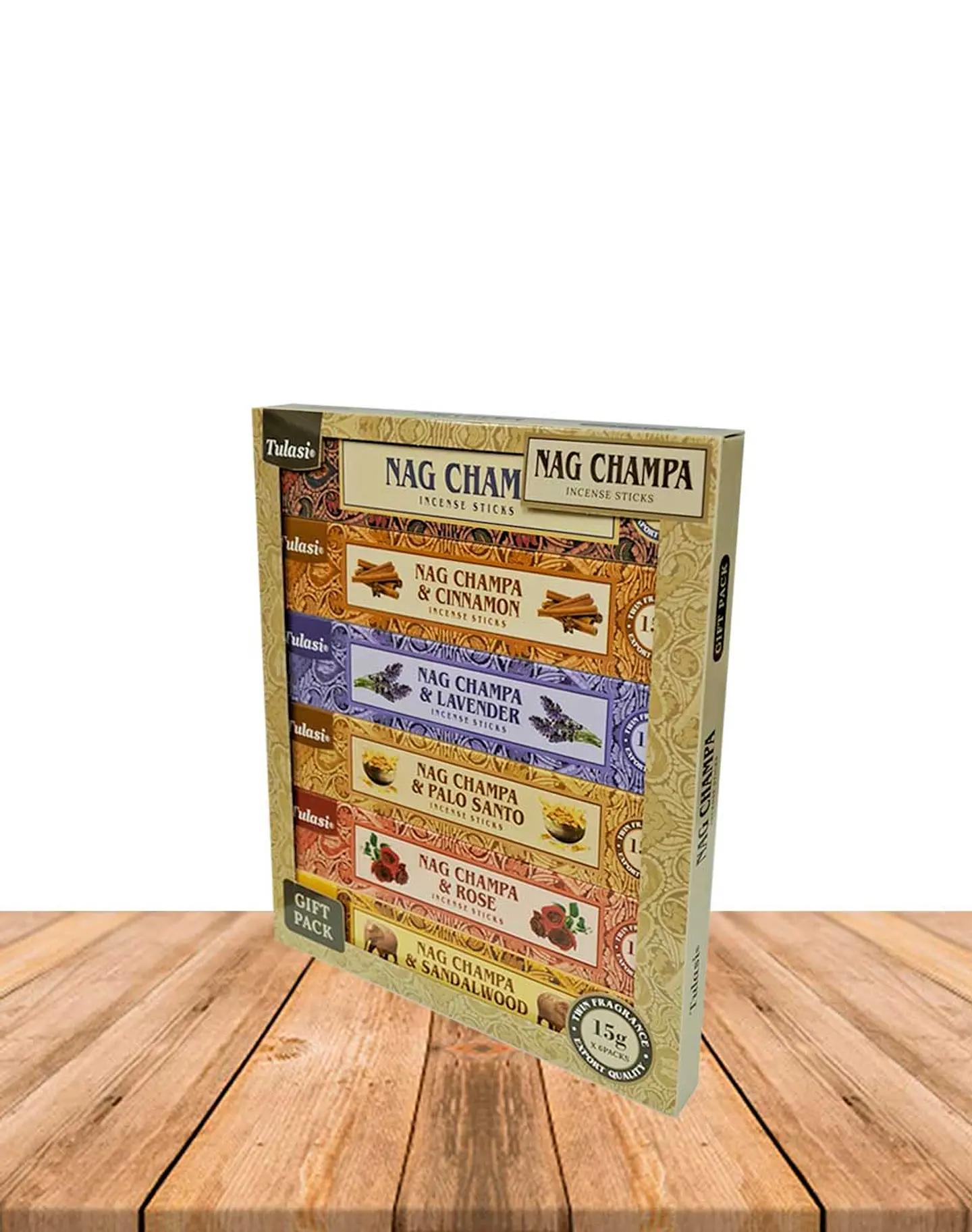 Incienso Tulasi Nag Champa Pack Surtido 1