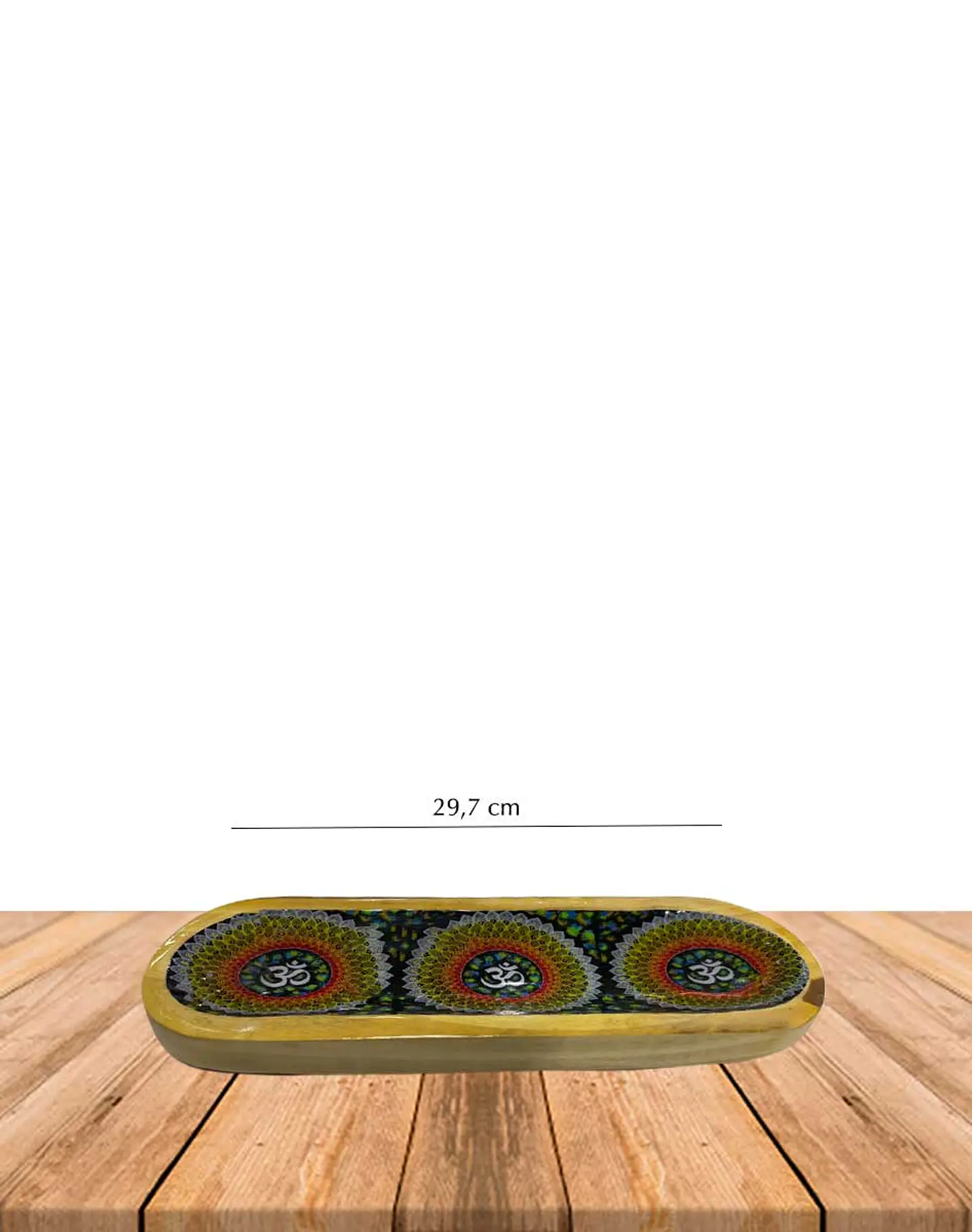 Porta Incienso Madera Bamboo Diseños Surtidos 1