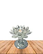 Porta vela Flor de loto 13cm JI23-153 - Miniatura 1