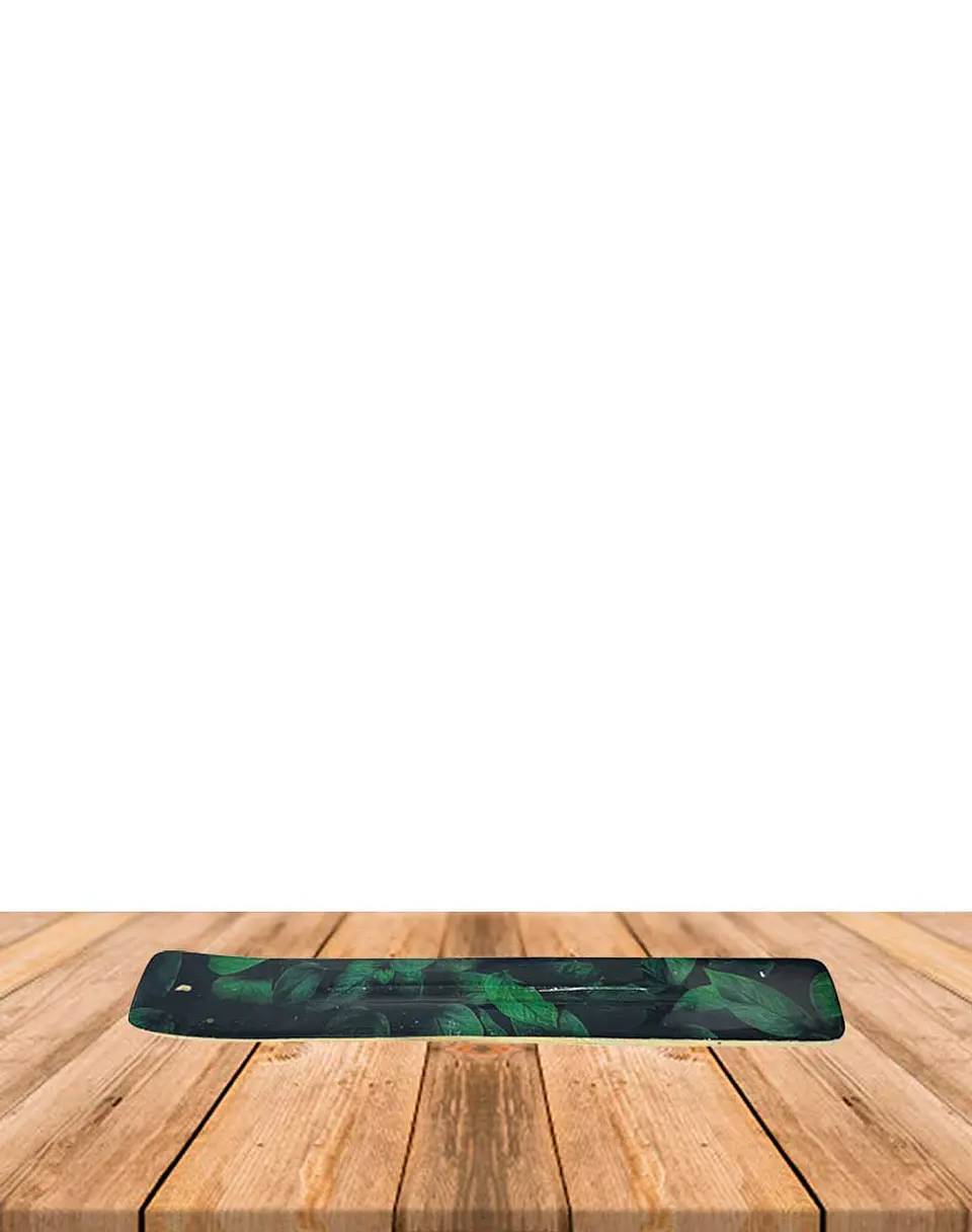 Tabla Porta Incienso Lacado Con Diseños 2