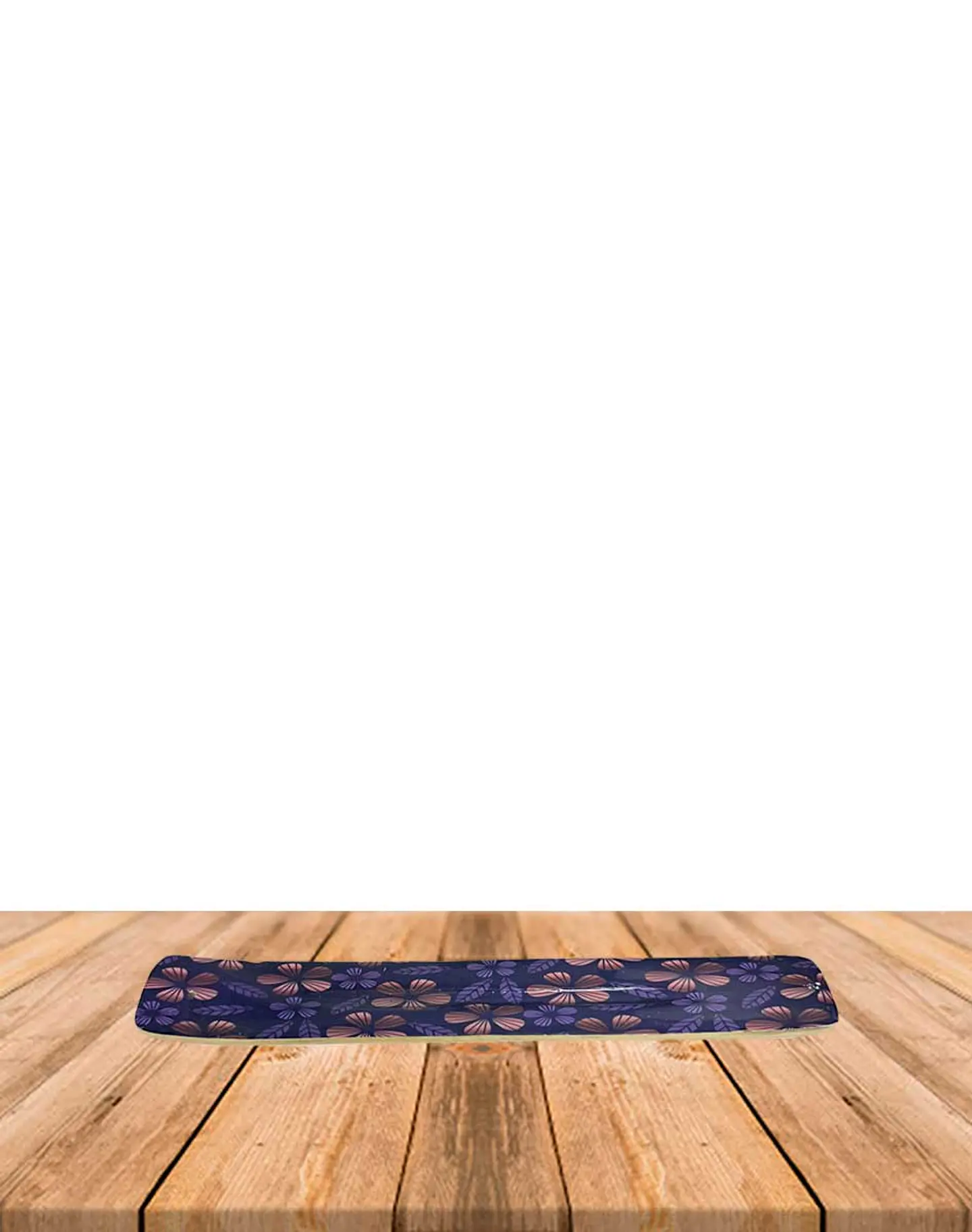 Tabla Porta Incienso Lacado Con Diseños 4