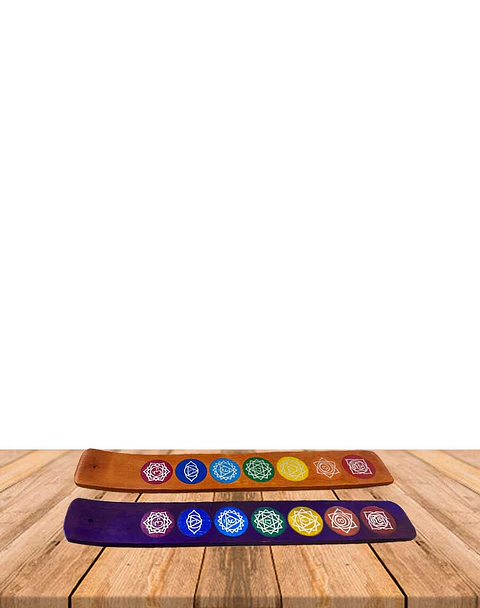 Tabla Porta Incienso 7 Chakras Diseños Surtidos