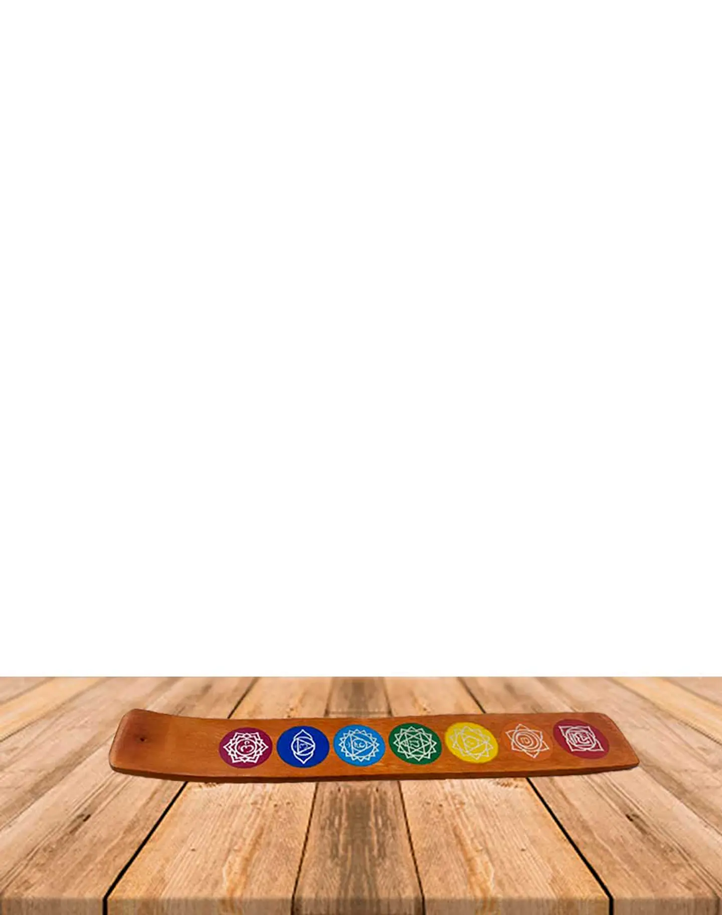 Tabla Porta Incienso 7 Chakras Diseños Surtidos 3