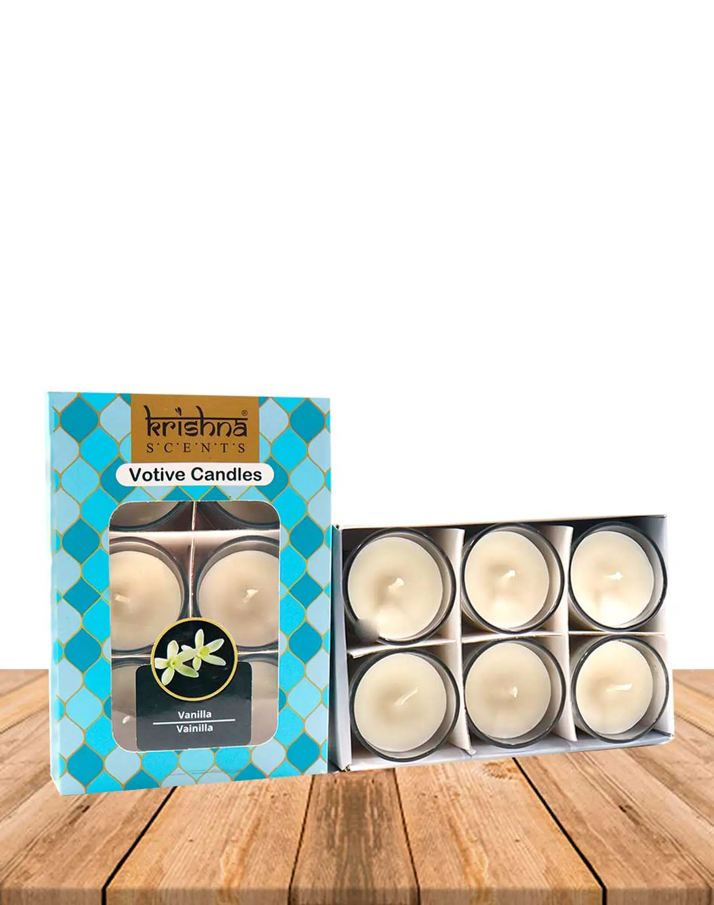 Pack Vela Votive Krishna Vainilla 2
