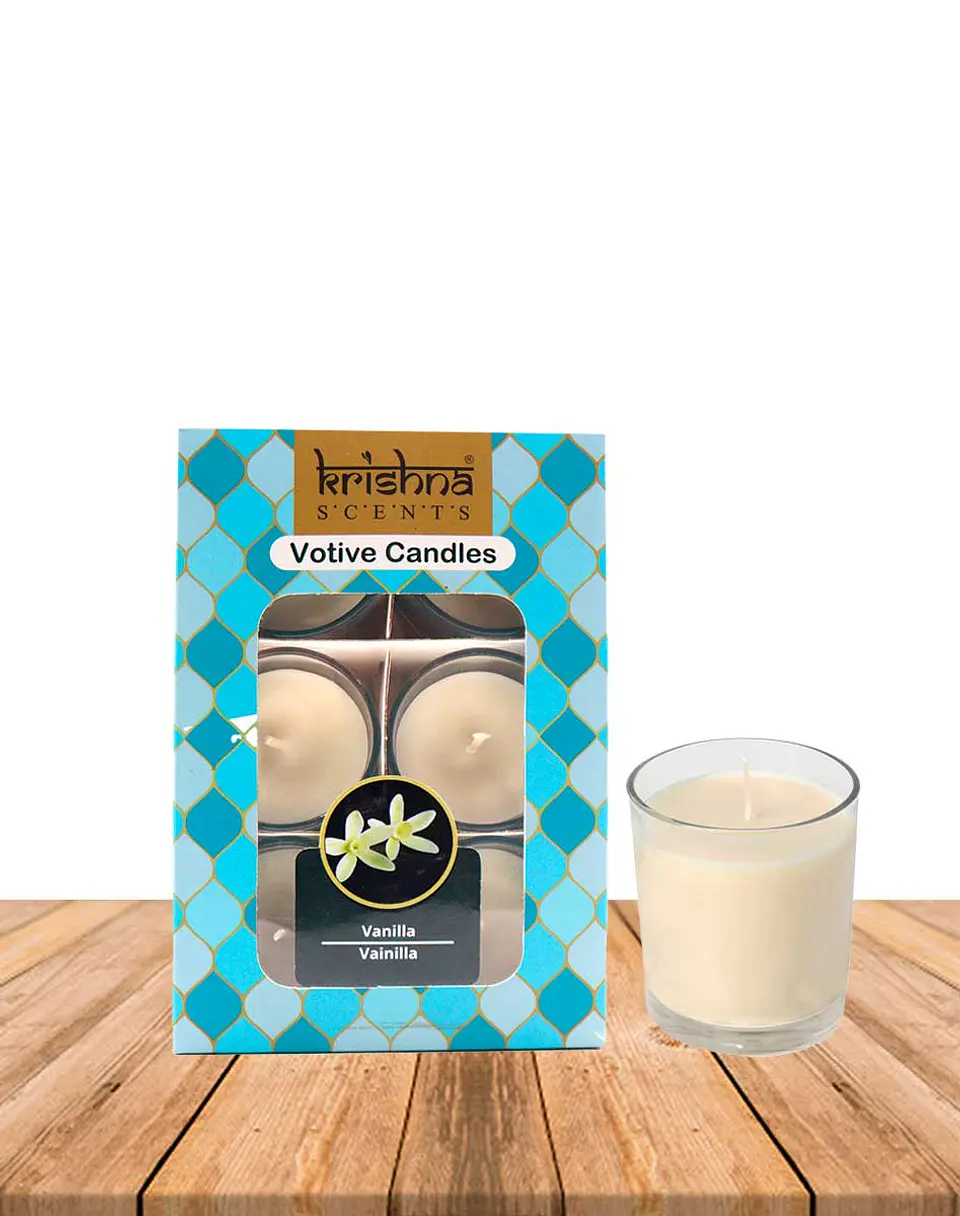 Pack Vela Votive Krishna Vainilla 1