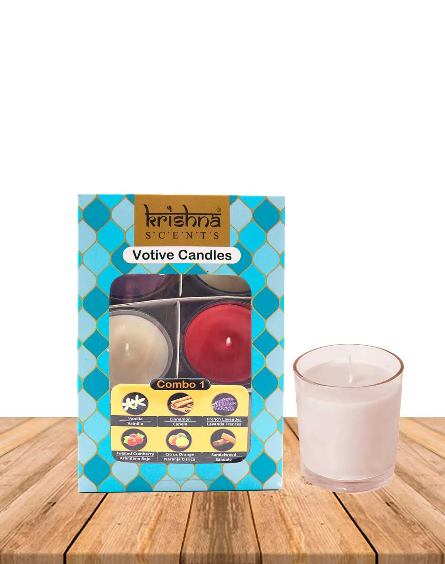 Pack Vela Votive Krishna Combo-1 1