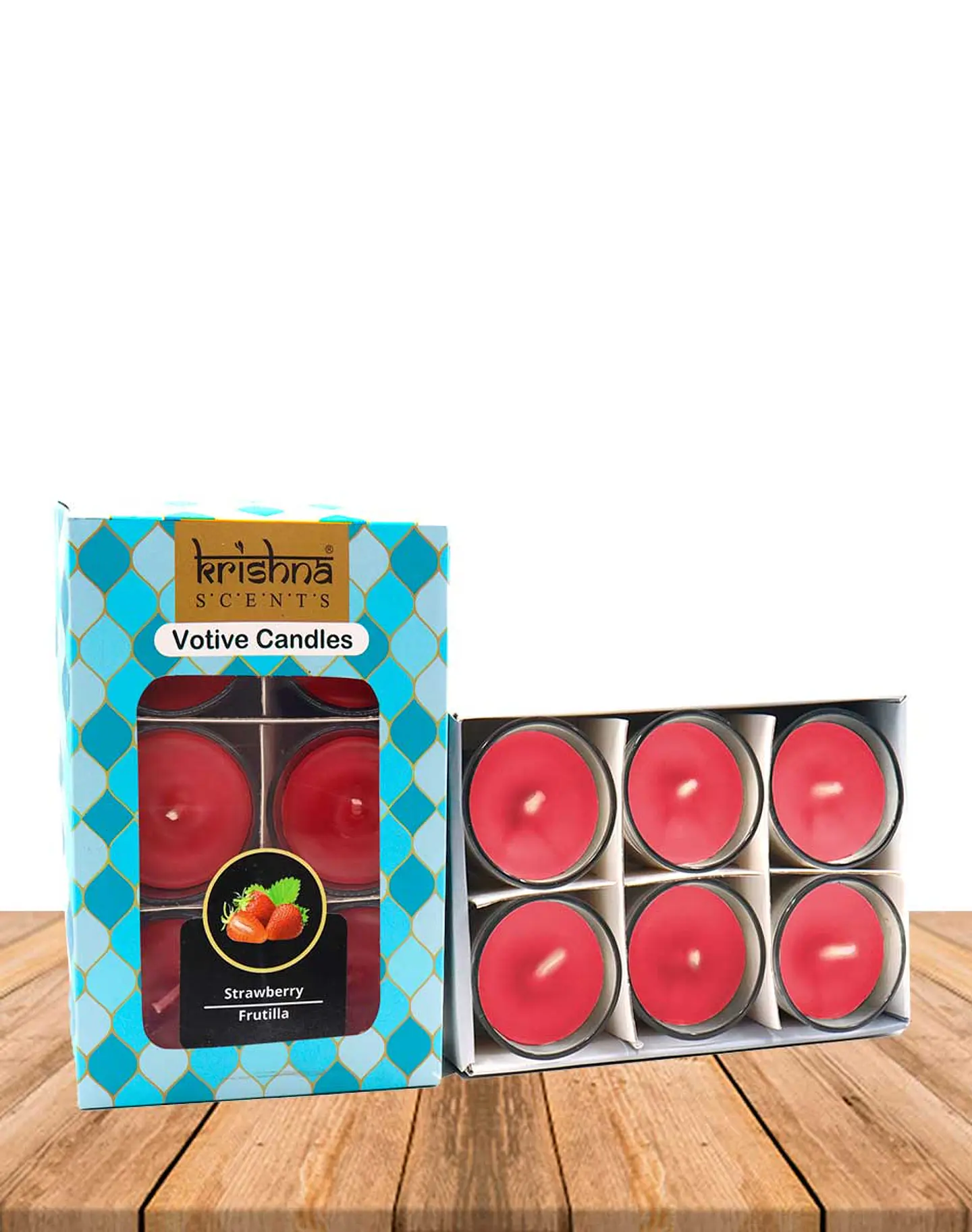 Pack Vela Votive Krishna Frutilla 3