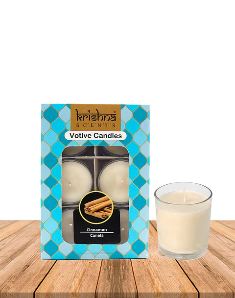 Pack Vela Votive Krishna Canela