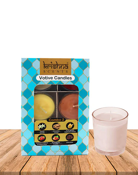 Pack Vela Votive Krishna Combo 2