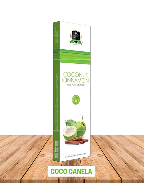 Incienso Alaukik Coco Canela 30 gr
