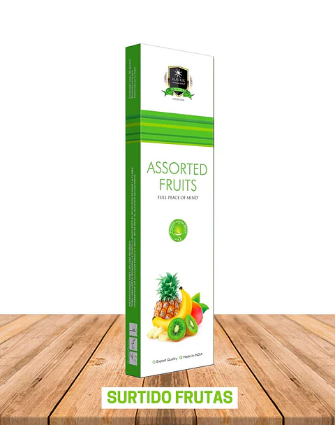 Incienso Alaukik Surtido De Frutas 30 gr