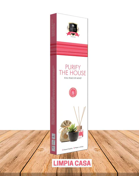 Incienso Alaukik Purifica / Limpia Casa 30 gr