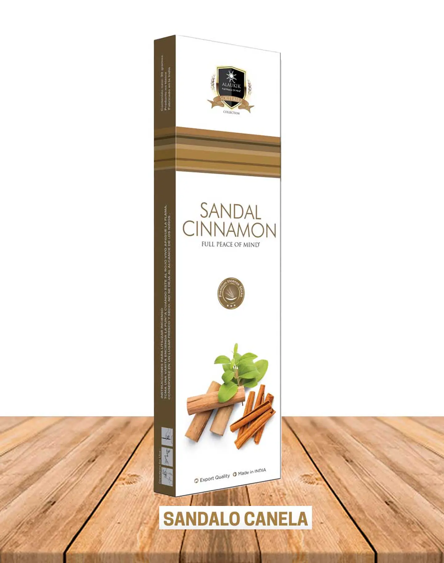 Incienso Alaukik Sándalo Canela 30 gr 1