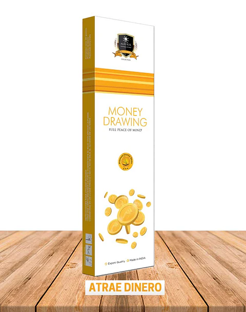 Incienso Alaukik Atrae Dinero 30 gr
