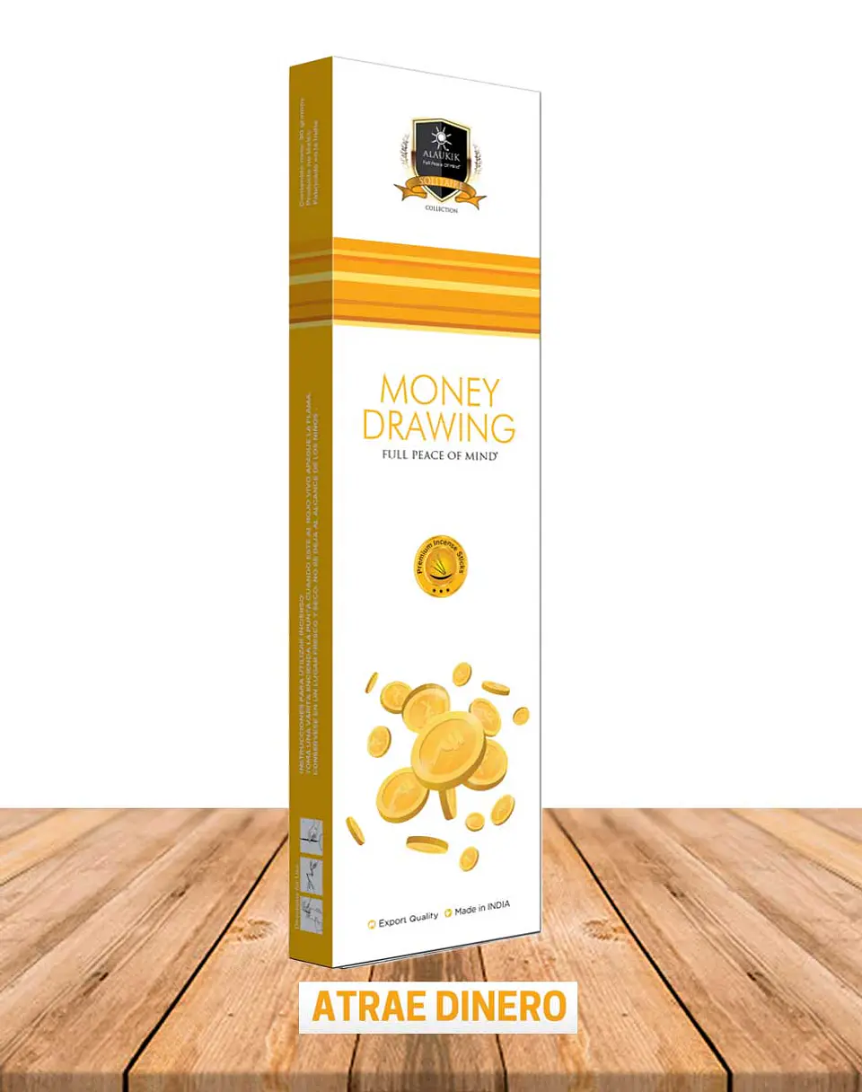 Incienso Alaukik Atrae Dinero 30 gr 1