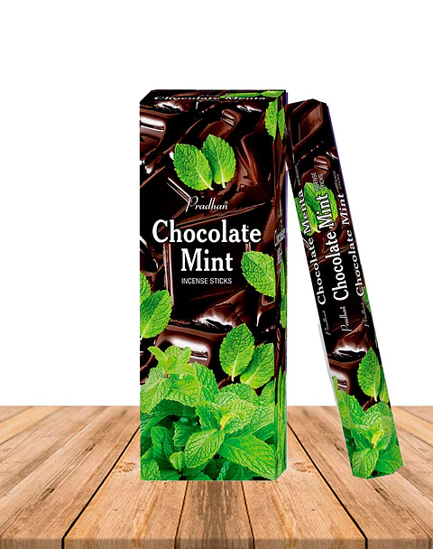 Incienso Formato Hexagonal Menta Chocolate