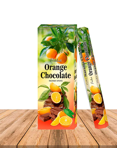 Incienso Formato Hexagonal Naranja Chocolate