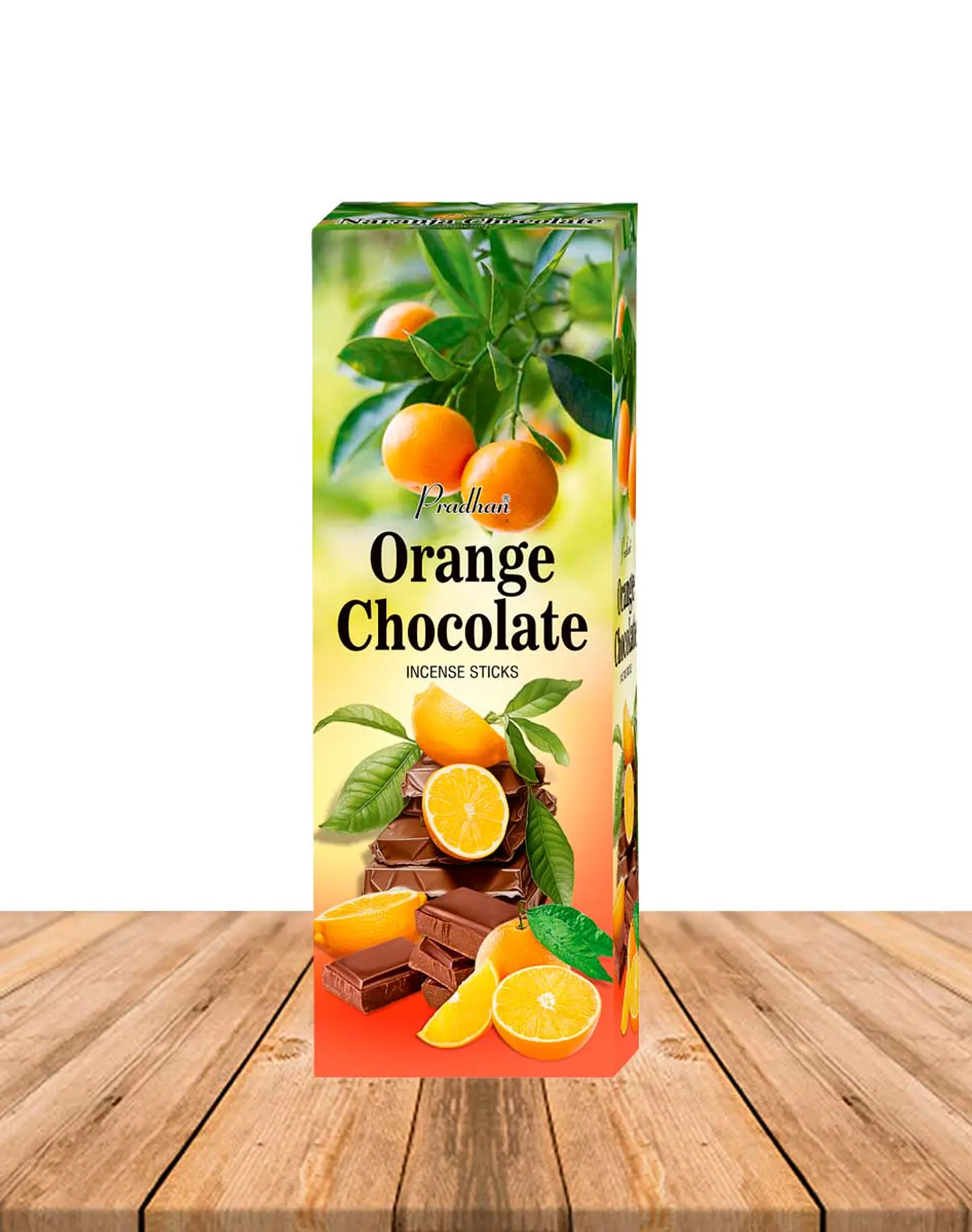 Incienso Formato Hexagonal Naranja Chocolate 2