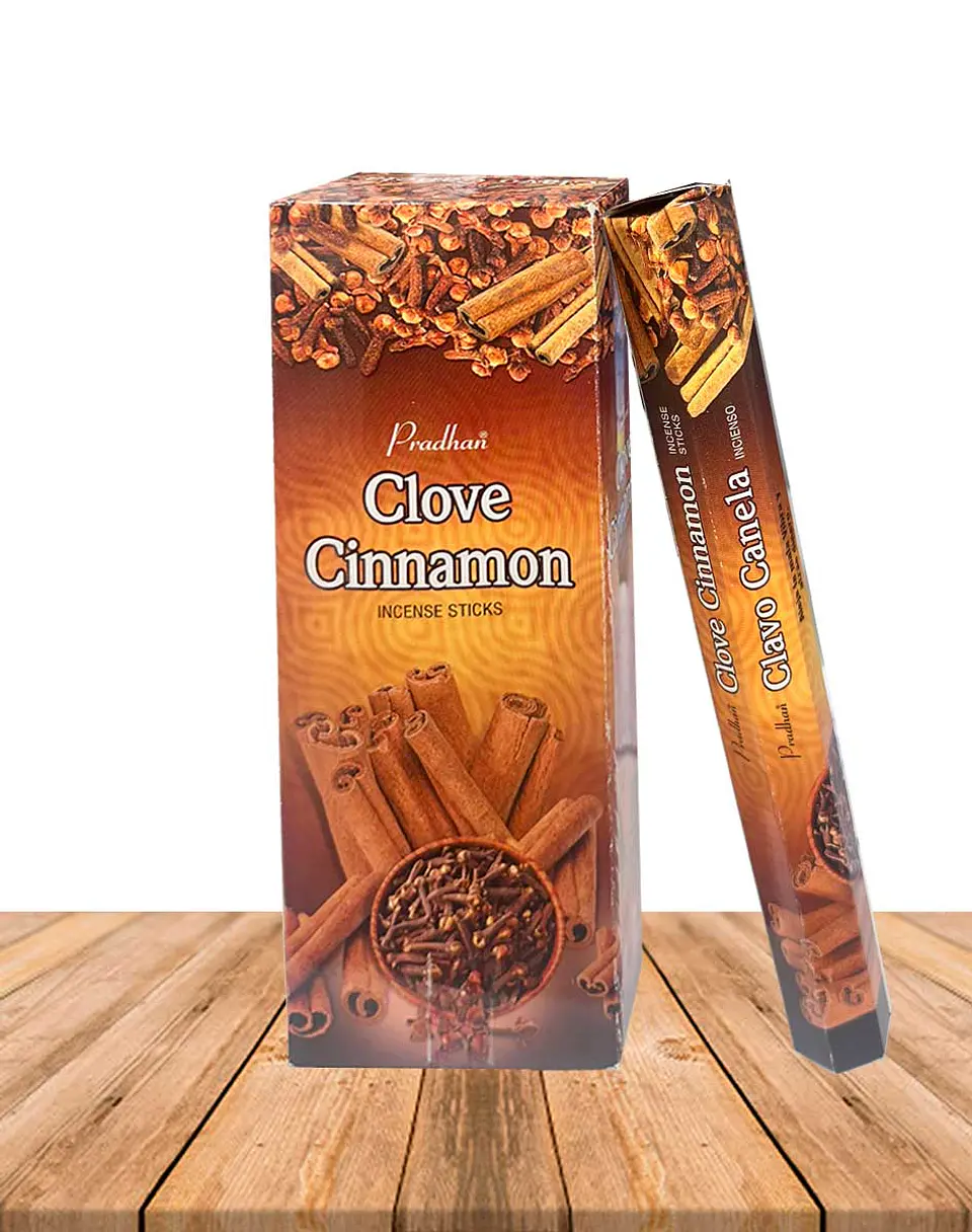 Incienso Formato Hexagonal Canela Clavo 1