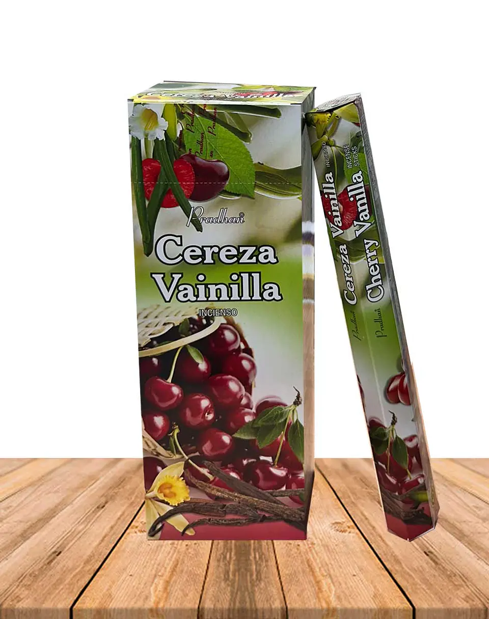 Incienso Formato Hexagonal Cherry Con Vainilla 1