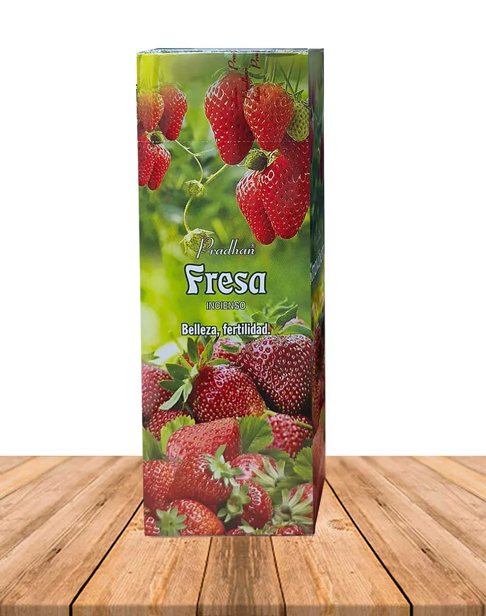 Incienso Formato Hexagonal Frutilla 2