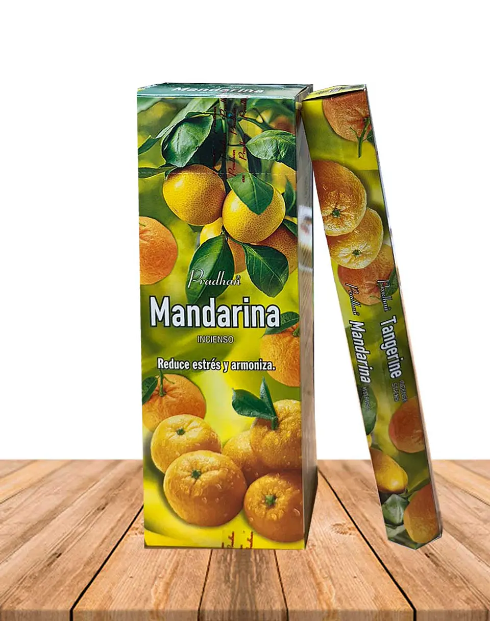 Incienso Formato Hexagonal Mandarina 1