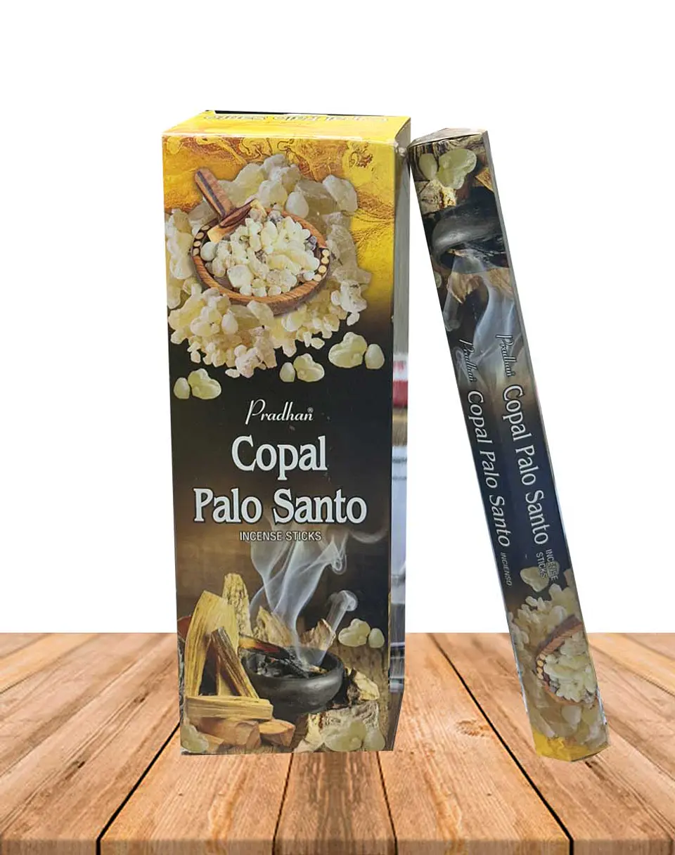 Incienso Formato Hexagonal Copal Con Palo Santo 1