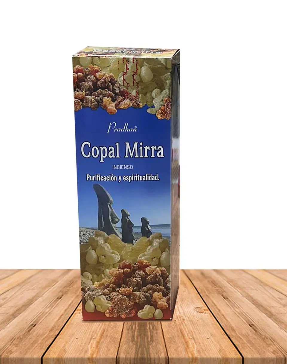 Incienso Formato Hexagonal Copal Con Mirra 2