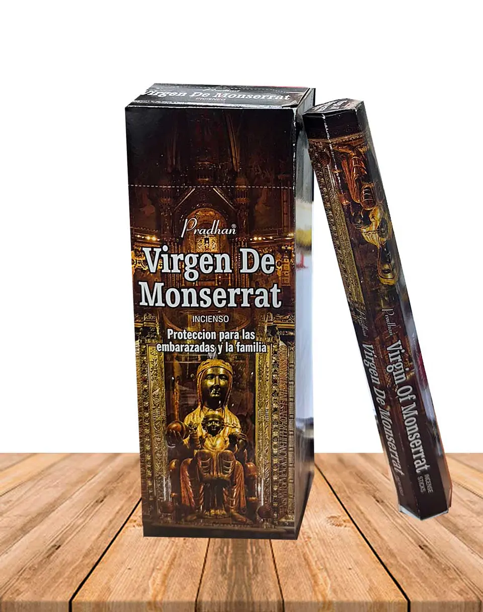 Incienso Formato Hexagonal Virgen de Monserrat 1
