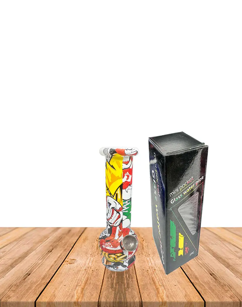 Mini Bong de Vidrio Diseños GLA-G-02 3