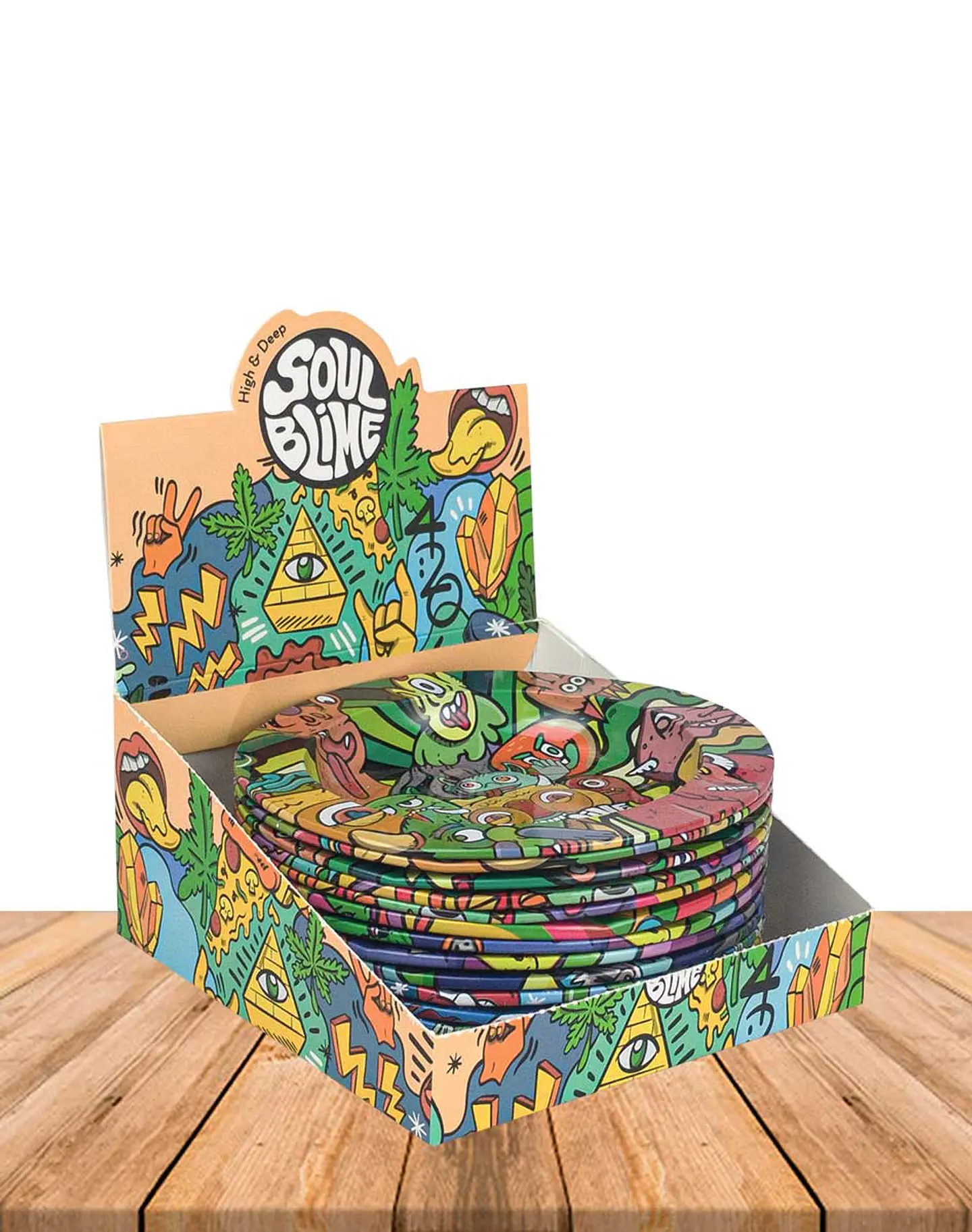 Cenicero Soulblime Lata Diseños Surtidos 3
