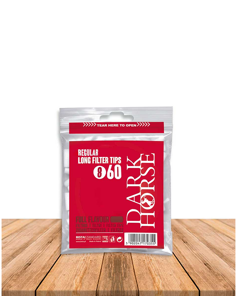 Filtro Dark Horse 60 Unidades Regular Long  